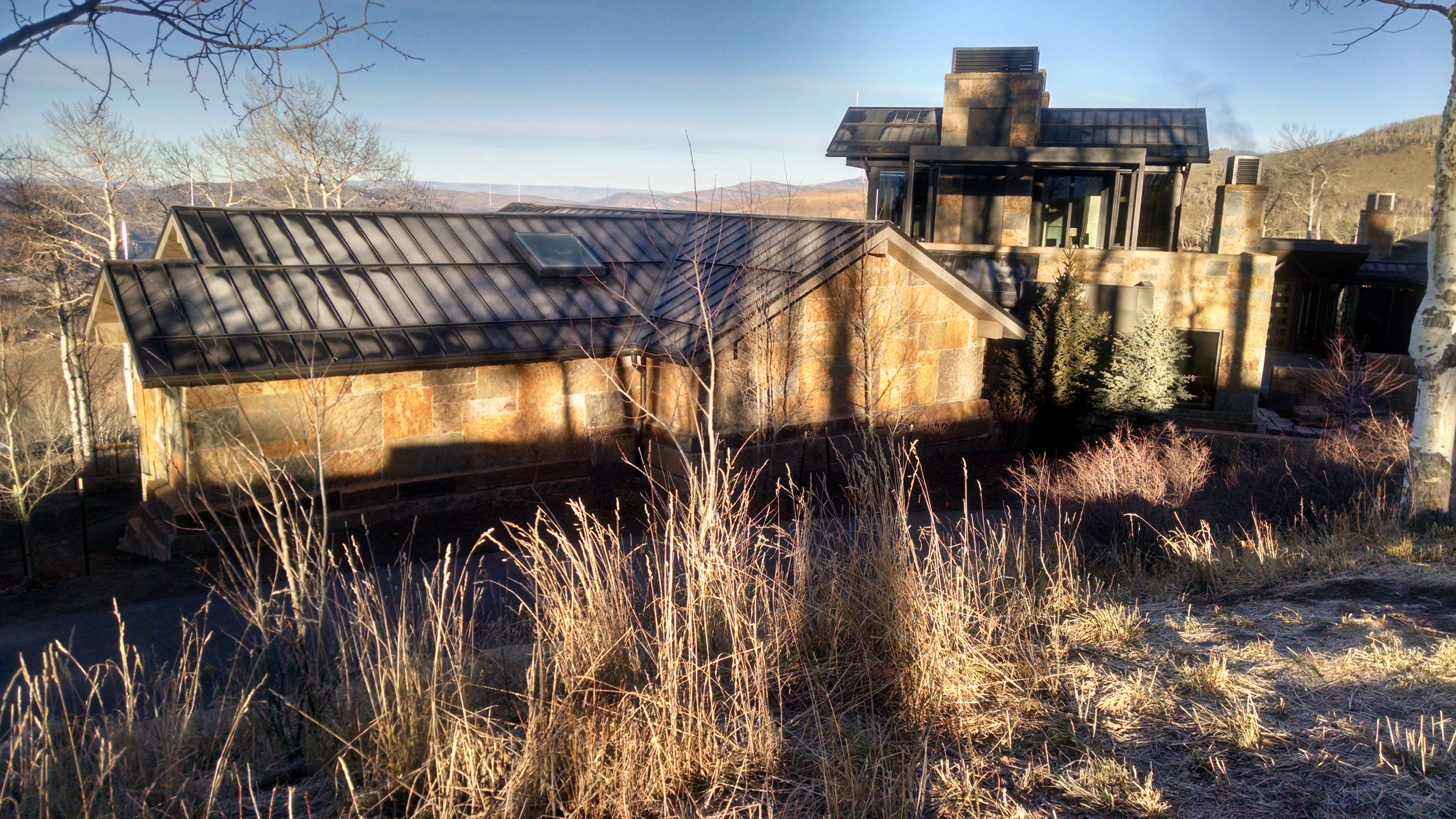 New metal seam roof near Vail, CO